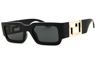 Versace Ve4506u Gb1/87 Polished Black/dark Grey