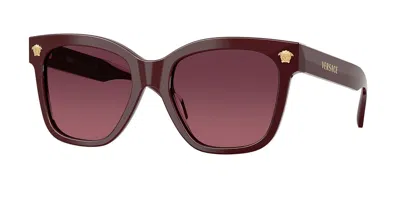 Versace Ve4511 5381f4 Women's Sunglasses  Size 55 In Yellow
