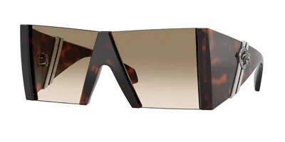 Versace Ve4515 5217t5 Women's Sunglasses  Size 137 In Brown