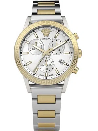 Pre-owned Versace Vekb00622 Sport Tech Lady Ladies Watch Chronograph