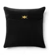 Versace Velvet Medusa '95 Cushion In Black