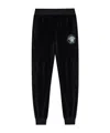 Versace Medusa-embroidered Track Pants In Black