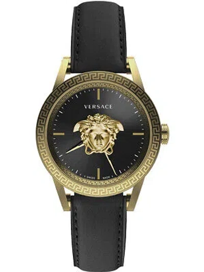 Pre-owned Versace Verd01320 Palazzo Empire Mens Watch 43mm 5atm