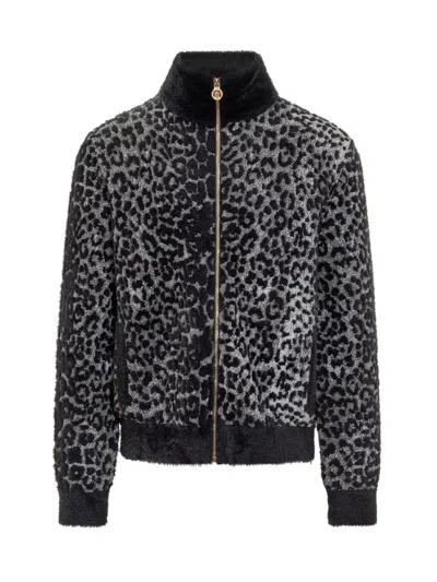 VERSACE VERSACE VERSACE ANIMAL FUR JACKET