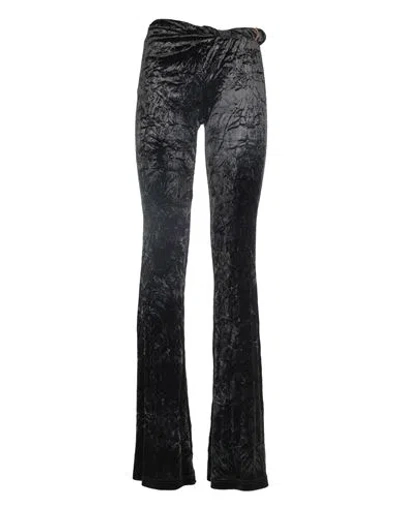 Versace Black Trousers Woman Pants Black Size 6 Polyester