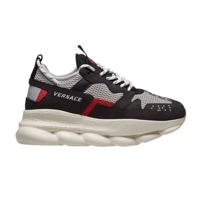 Pre-owned Versace Chain Reaction 2 'blue Light Grey' | Men's Size 40.5