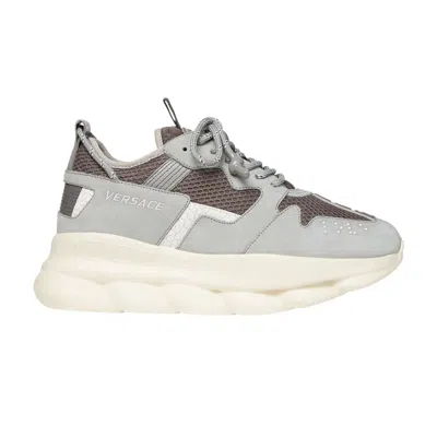 Pre-owned Versace Chain Reaction 2 'grey' | Men's Size 42.5 In Gray