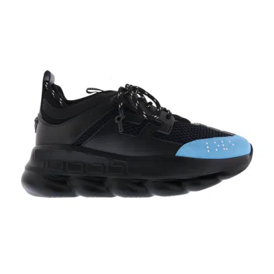 Pre-owned Versace Chain Reaction 'black Blue Night' | Men's Size 40