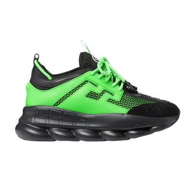 Pre-owned Versace Chain Reaction 'black Green' | Men's Size 39