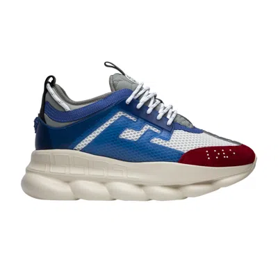 Pre-owned Versace Chain Reaction 'blue Red' | Men's Size 43