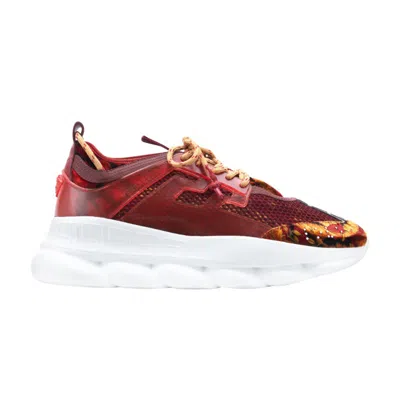 Pre-owned Versace Chain Reaction | Red | Men's Size 43.5