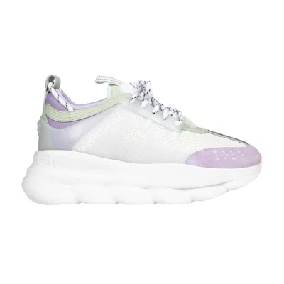 Pre-owned Versace Chain Reaction 'white Orchid' | Men's Size 45