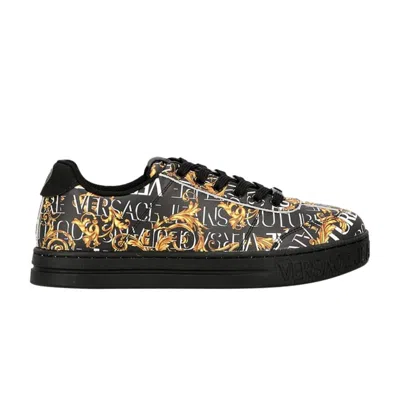 Pre-owned Versace Court 88 'black Baroque Print' | Men's Size 41