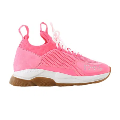 Pre-owned Versace Cross Chainer 'fluo Pink' | Men's Size 41