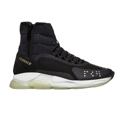 Pre-owned Versace Cross Chainer High 'black' | Men's Size 40