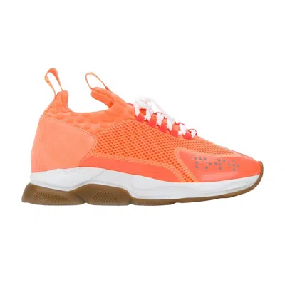 Pre-owned Versace Cross Chainer 'orange Fluo' | Men's Size 42