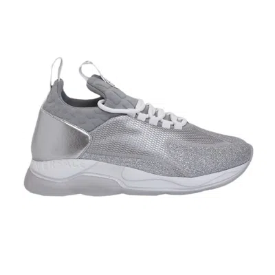 Pre-owned Versace Cross Chainer 'silver' | Men's Size 41.5