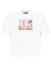 Versace Graphic-print Crewneck T-shirt In White