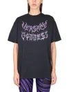 Versace Punkish Logo Print Cotton T-shirt