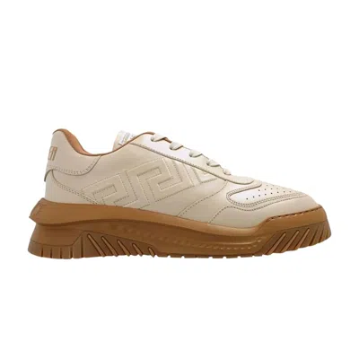 Pre-owned Versace Greca Odissea Sneaker 'beige' | Cream | Men's Size 46
