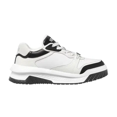 Pre-owned Versace Greca Odissea Sneaker 'white Black Palladium' | Men's Size 43