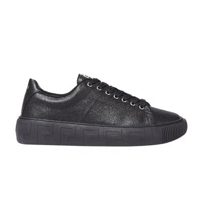 Pre-owned Versace Greca Sneaker 'metallic Black' | Men's Size 42