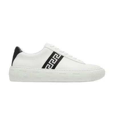 Pre-owned Versace Greca Sneaker 'white Black' | Men's Size 44