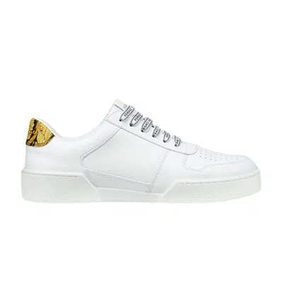 Pre-owned Versace Ilus 'barocco Print' | White | Men's Size 44