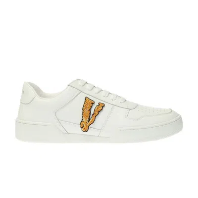 Pre-owned Versace Ilus 'white Gold' | Men's Size 43