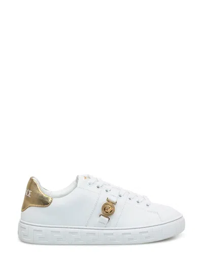 Versace Jeans Couture Sneakers In Gold