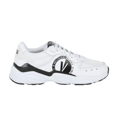 Pre-owned Versace Jeans Wave Low 'white' | Men's Size 42