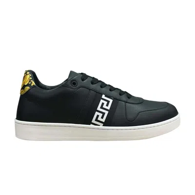 Pre-owned Versace La Greca Sneaker 'black' | Men's Size 39