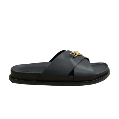 Pre-owned Versace Medusa Slide 'black' | Men's Size 41