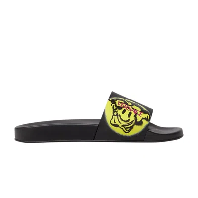 Pre-owned Versace Medusa Smile Slide 'black' | Men's Size 40