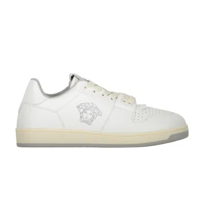 Pre-owned Versace Medusa Sneaker 'white Grey' | Men's Size 42