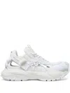 Versace White Sneakers With Panelled Design And Cut-out
