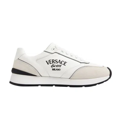 Pre-owned Versace Milano Runner 'white' | Men's Size 45