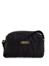 Versace Myth Quilted Cross Body Bag In Black