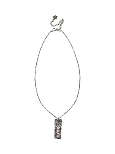 Versace Necklace In Metallic