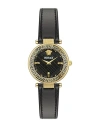 Versace Swiss Made Yellow Gold In Black