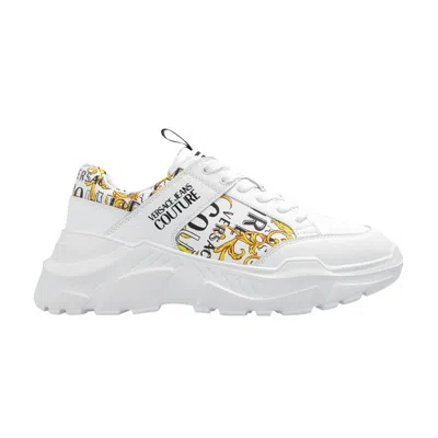 Pre-owned Versace Speedtrack Sneaker 'baroque Print - White Gold' | Men's Size 43