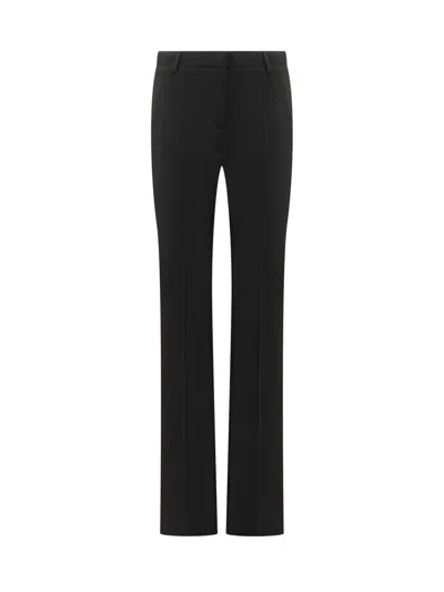 Versace Straight Leg Trousers In Black