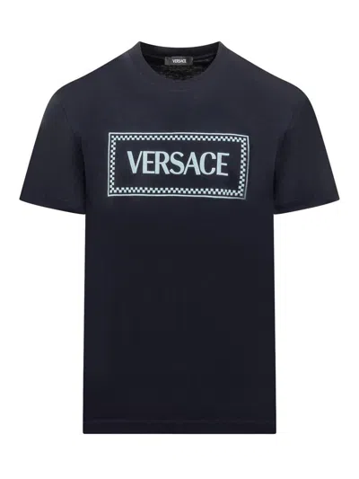 Versace T-shirt In Blue