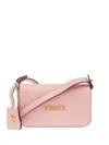 Versace Tag Foldover Top Mini Shoulder Bag