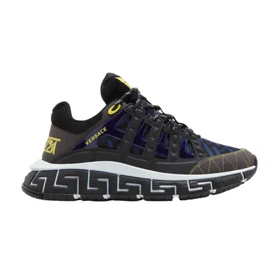 Pre-owned Versace Trigreca 'black Navy' | Men's Size 41