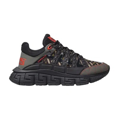 Pre-owned Versace Trigreca 'black Red' | Men's Size 41