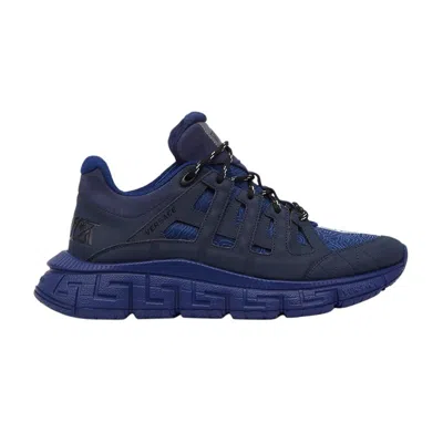 Pre-owned Versace Trigreca 'blue' | Men's Size 42