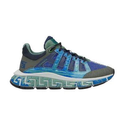 Pre-owned Versace Trigreca 'blue' | Men's Size 42