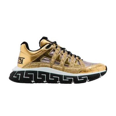 Pre-owned Versace Trigreca 'gold' | Men's Size 42