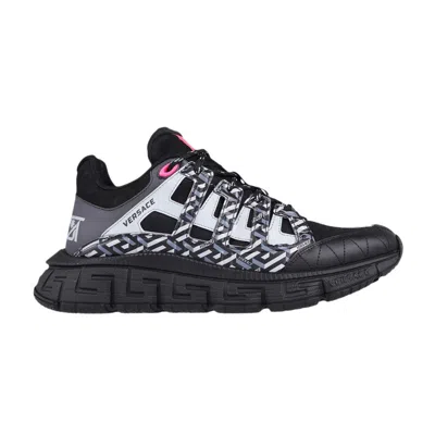Pre-owned Versace Trigreca 'la Greca - Black Pink' | Men's Size 43